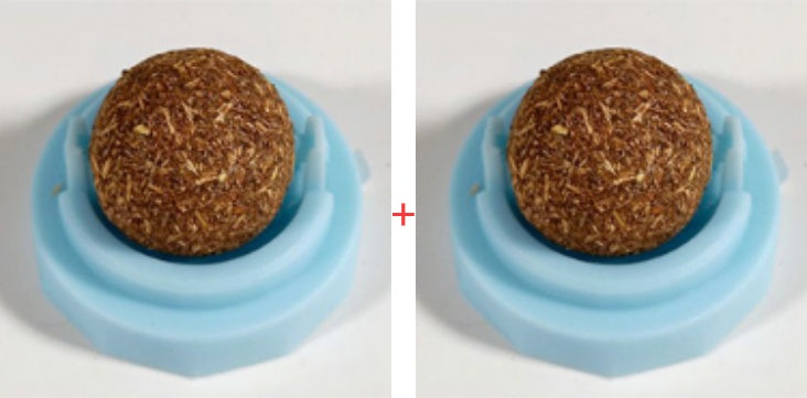 Lot de 3 Boules à Lick Auto-adhésives au Nepeta pour Chats