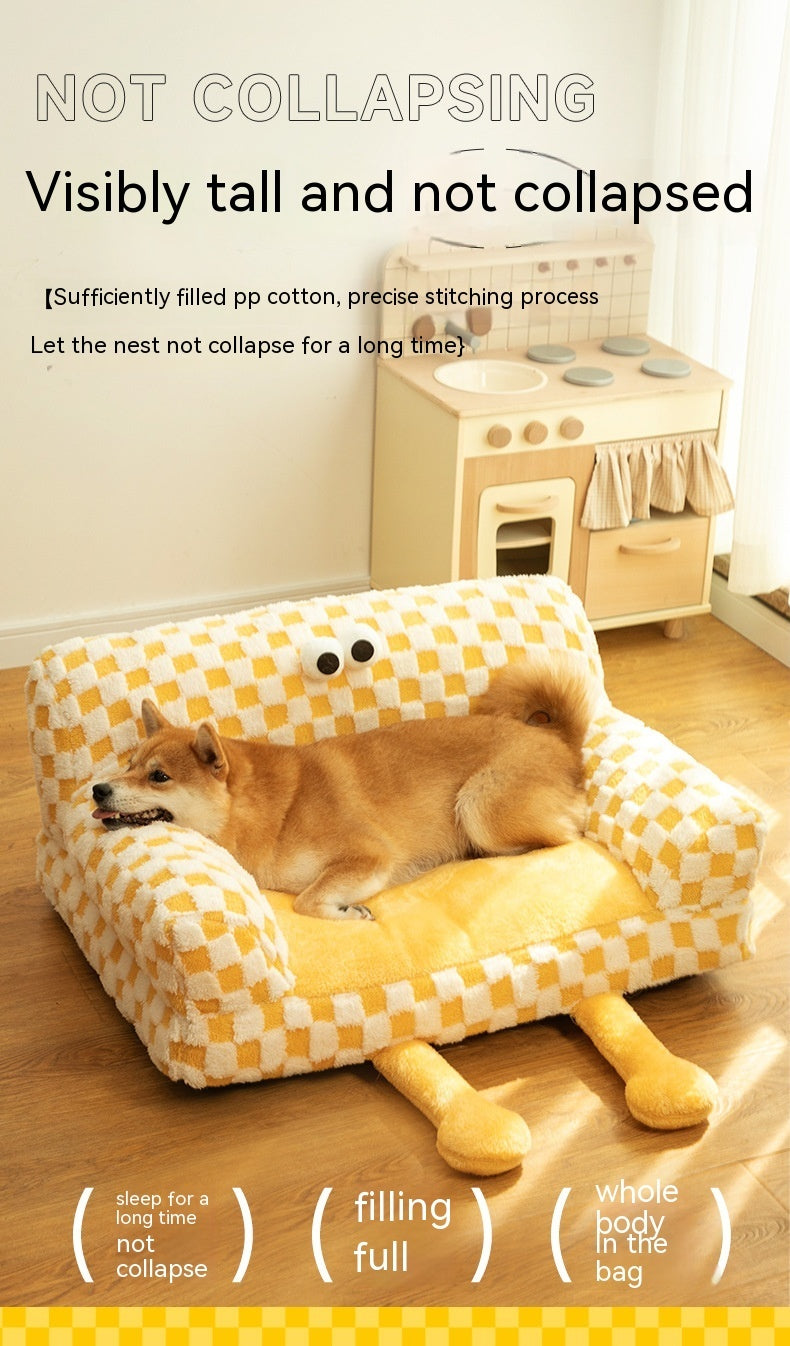 Couchage Tunnel Douillet pour Chats - Duokete