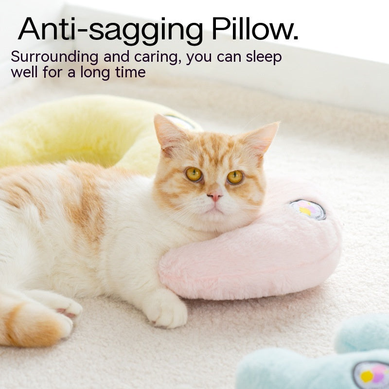 Coussin U en Mousse à Mémoire pour Chat