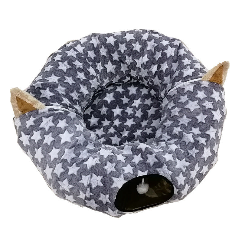 Tunnel pliable pour chat