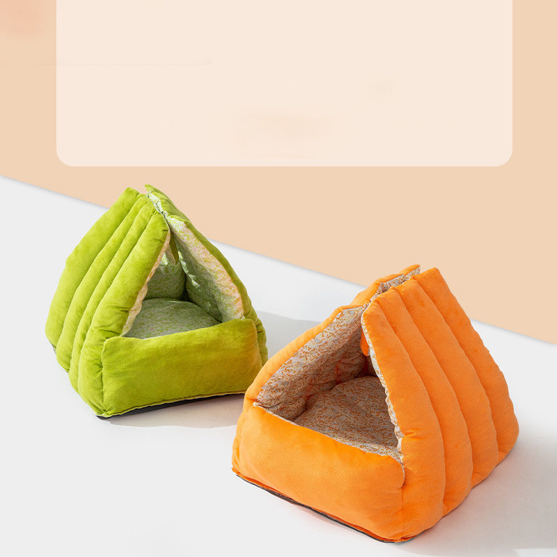 Nid Triangle Lapin - Nid Semi-Enclos pour Chiens et Chats