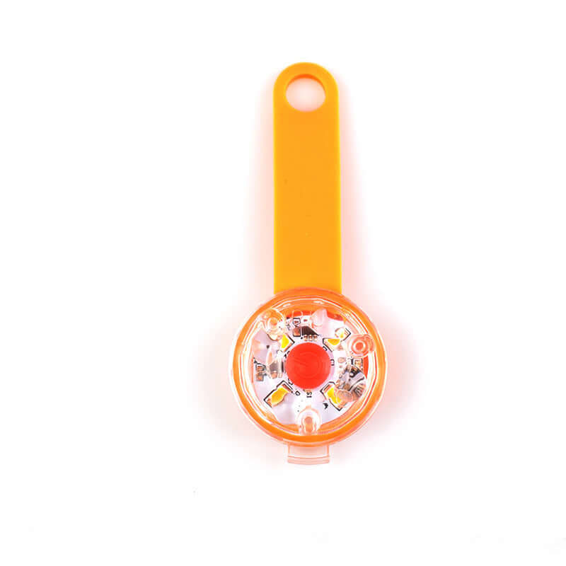 Pendentif lumineux pour animaux de compagnie, accessoire de sécurité pour promenades nocturnes.
