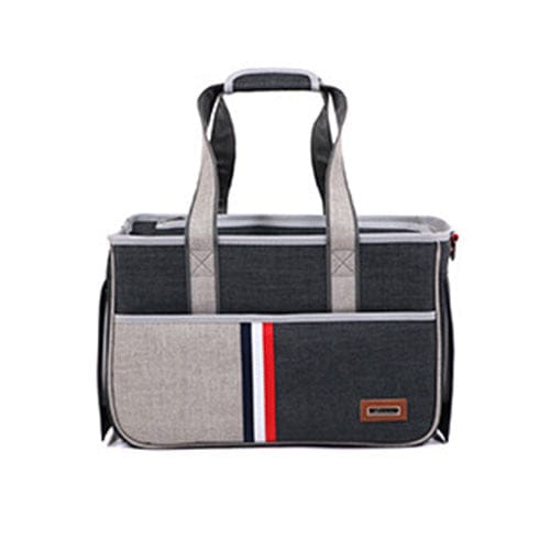 Sac à dos universel pour animaux de compagnie en toile Oxford, design élégant et durable.