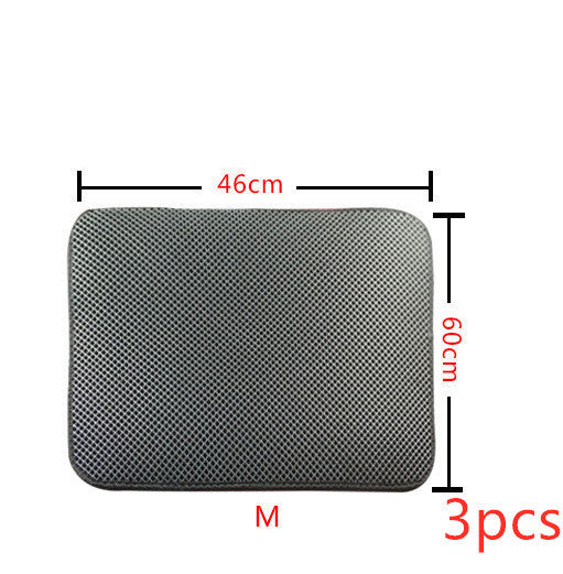 Tapis Litter Double Couche pour Chats - Mat Trapping