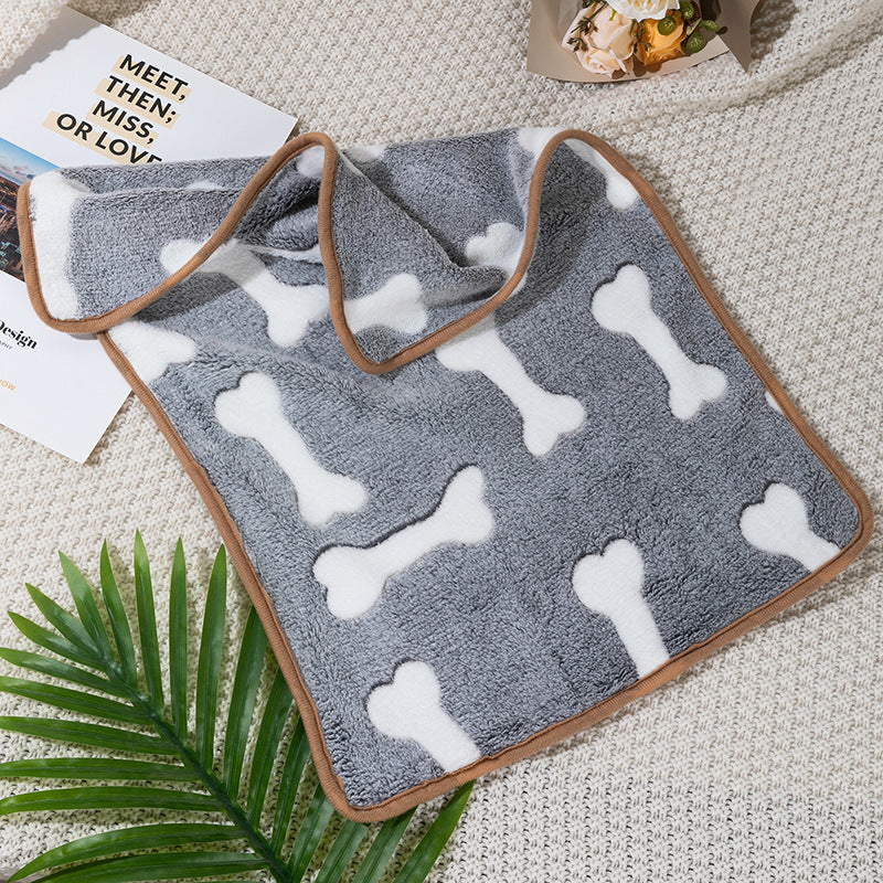 Couverture Thermique en Coral Fleece pour Chiens et Chats