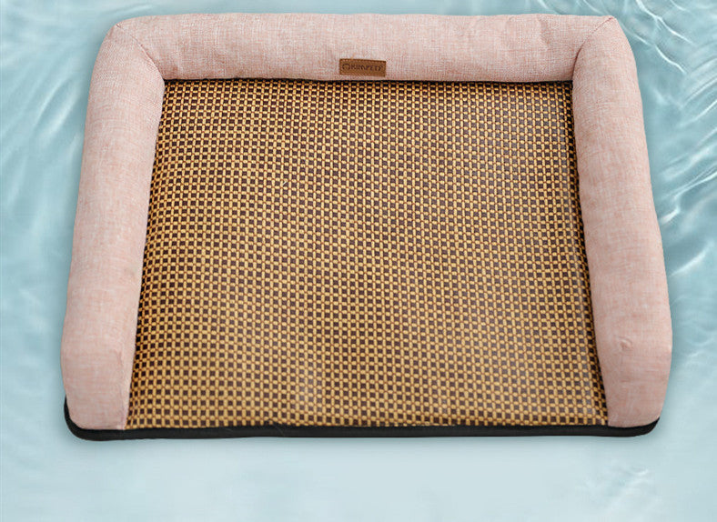 Tapis de sommeil d'été en rattan