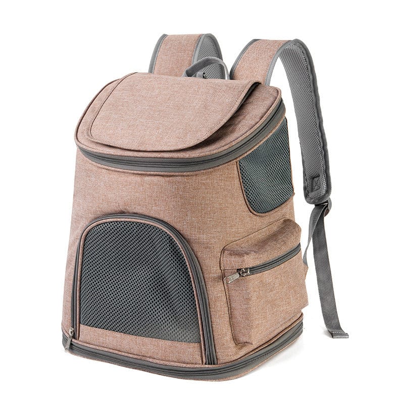 Sac à dos pour chien Oxford durable avec tissu respirant, idéal pour le transport de votre animal de compagnie.