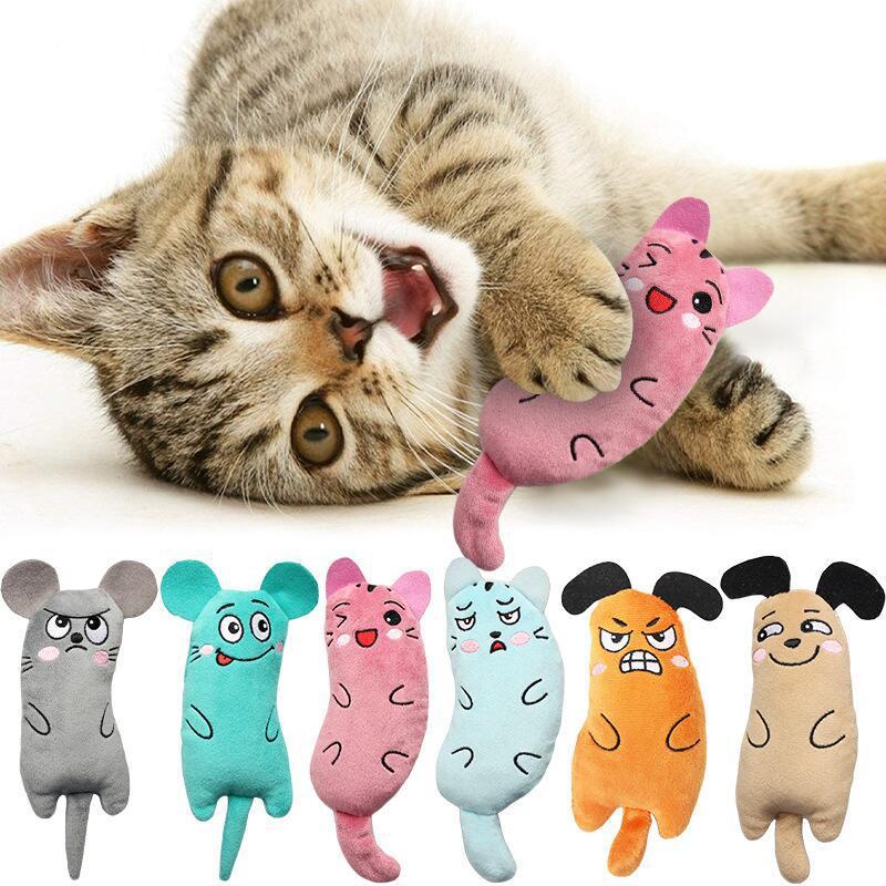 Jouet en Peluche Brodé pour Chat - Mint