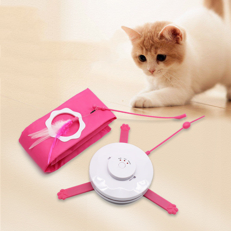 Jouet Automatique à Minuterie pour Chats - Accessoire pour Animaux