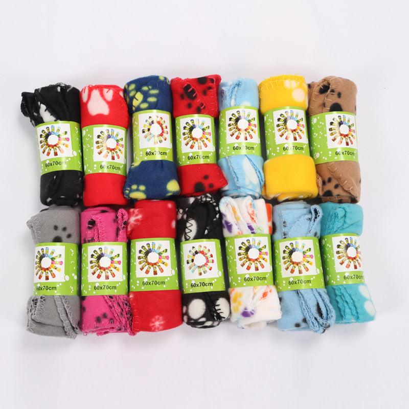 Couverture double face en polaire pour animaux de compagnie