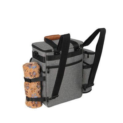 Sac de voyage pour chiens en Oxford, parfait pour transporter nourriture et accessoires pour animaux.