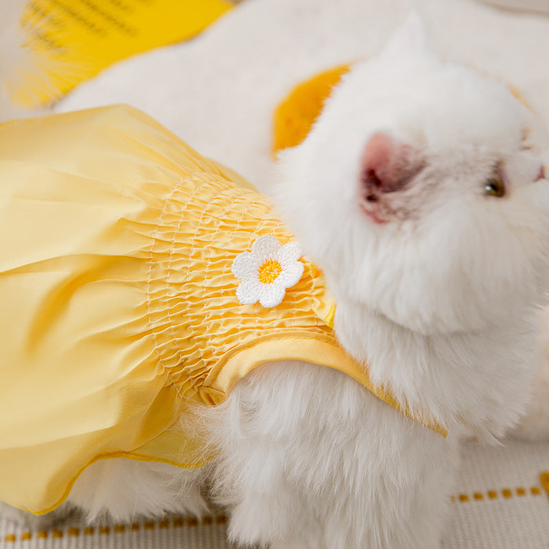 Robe pour Chien Tournesol - Vêtements pour Animaux