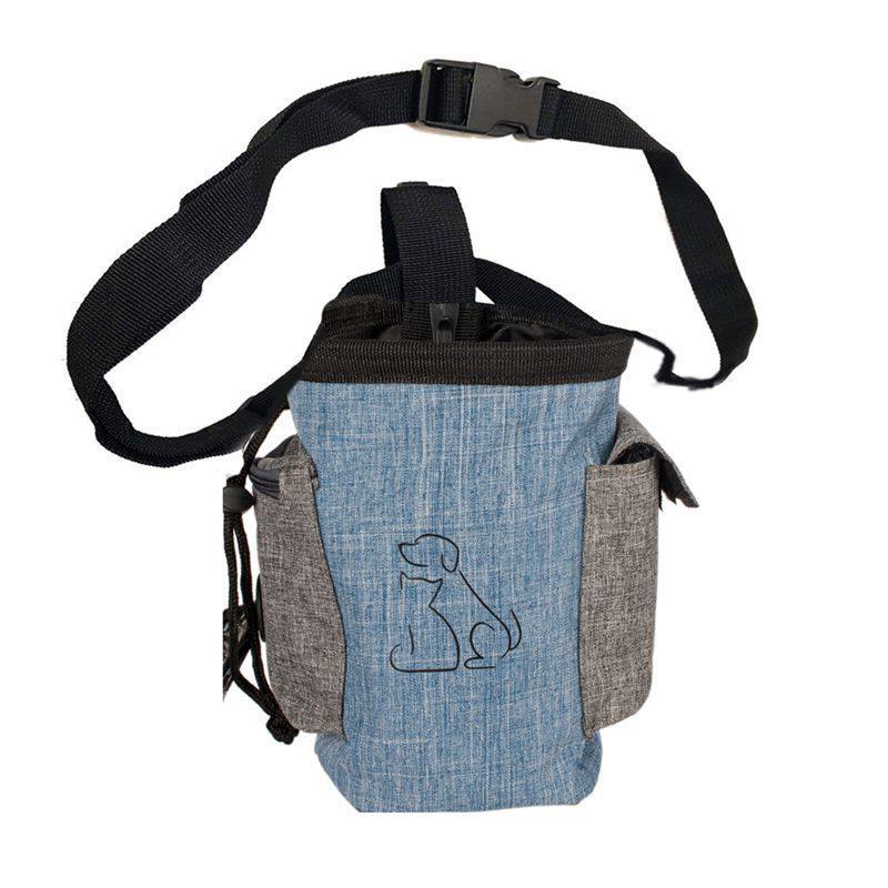 Sac à nourriture pour chien en tissu Oxford, durable et léger, idéal pour transporter 20L de friandises.