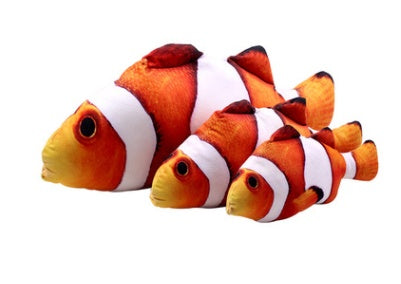 Jouet en Peluche Poisson en Herbe à Chat