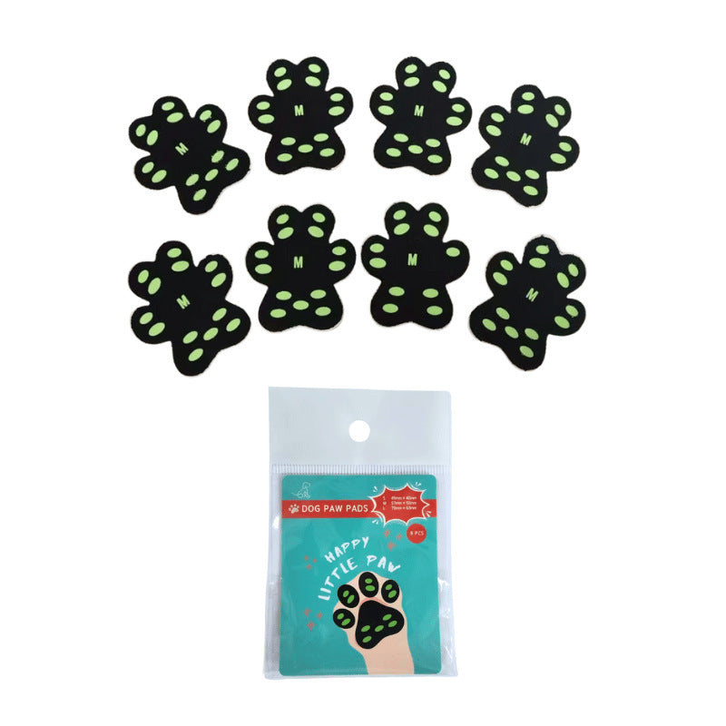 Protection de pattes invisible et respirante pour chiens, 7 patchs en silicone avec emballage coloré.