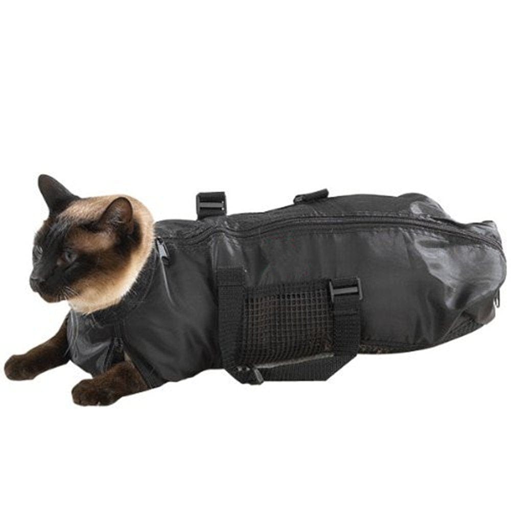 Sac de bain pour animaux de compagnie, pratique pour chats et petits chiens, en tissu oxford durable.