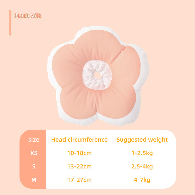 Coussin en forme de fleur pour animaux, disponible en plusieurs tailles et coloris, conçu pour le confort des animaux.