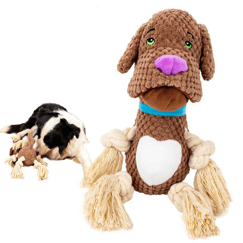 Jouet en Peluche pour Chien en Forme de Coquillage avec Squeaker