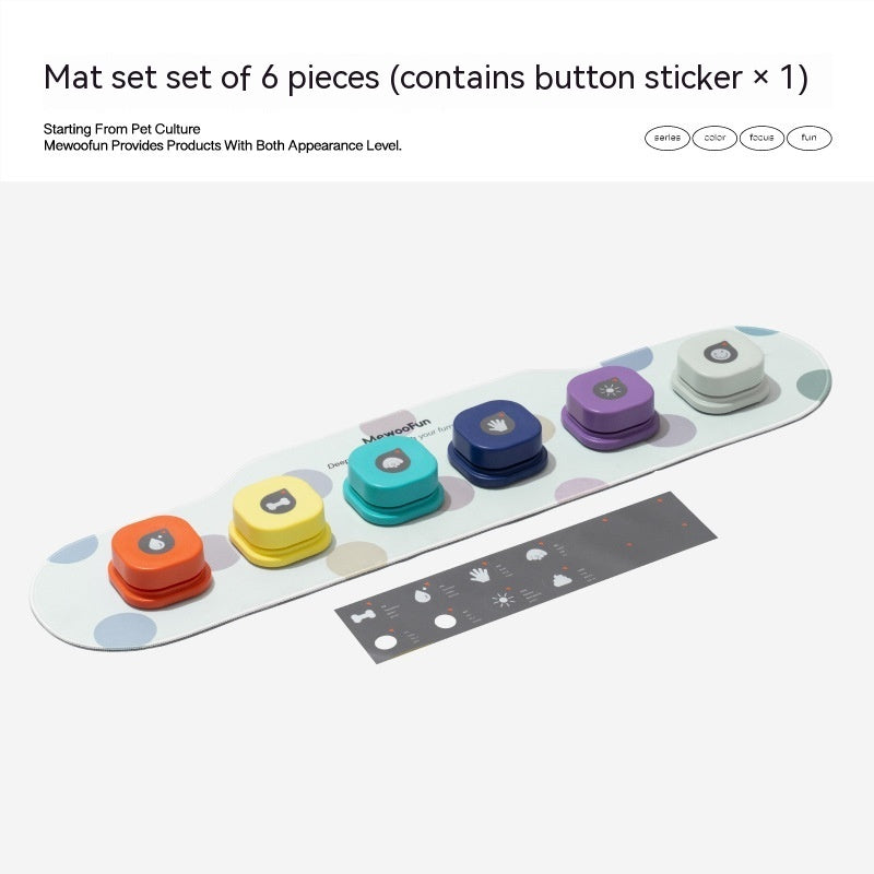 Bouton de Communication pour Animaux - 4 Couleurs