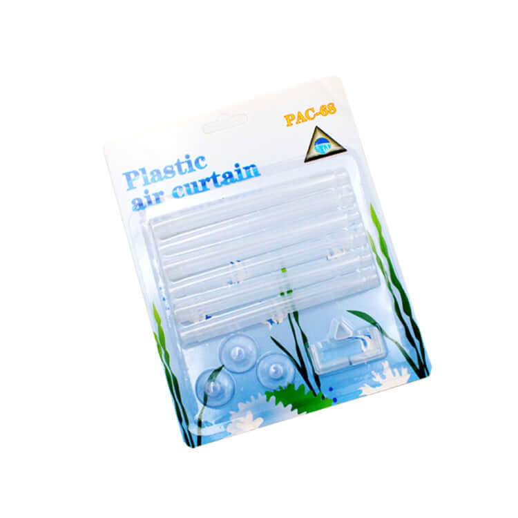 Tuyau d'oxygénation en plastique transparent pour aquarium, offrant une diffusion optimale d'oxygène.