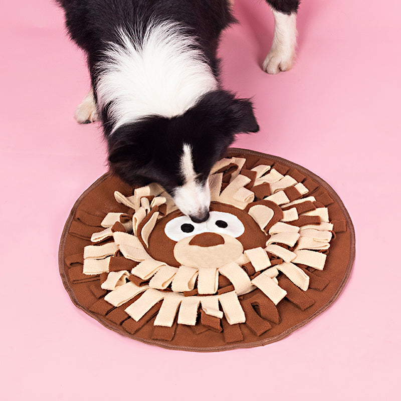 Tapis d'Éveil pour Chiens - Tapis de Nourriture Interactif