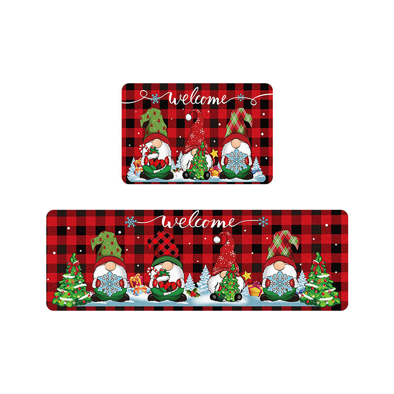 Tapis de Porte Décoratif de Noël