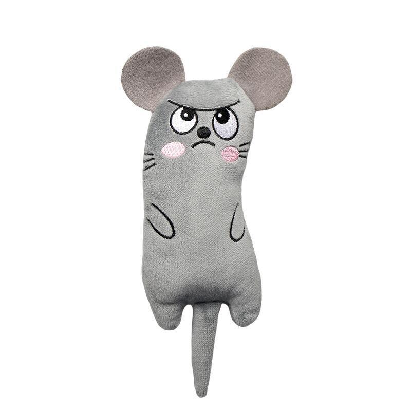 Jouet en Peluche Brodé pour Chat - Mint