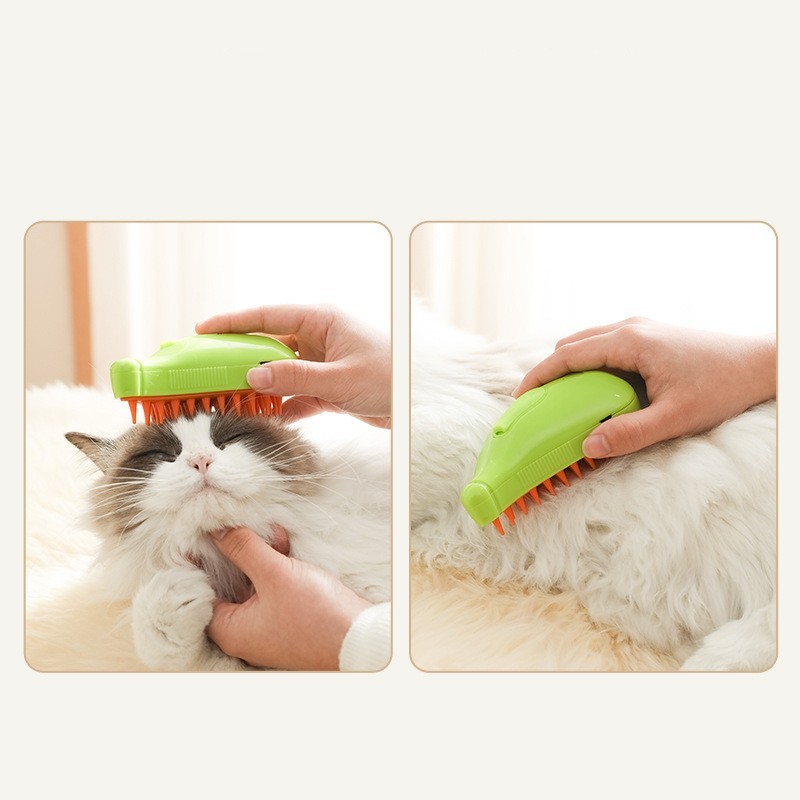 Brosse à Vapeur 3 en 1 pour Animaux de Compagnie
