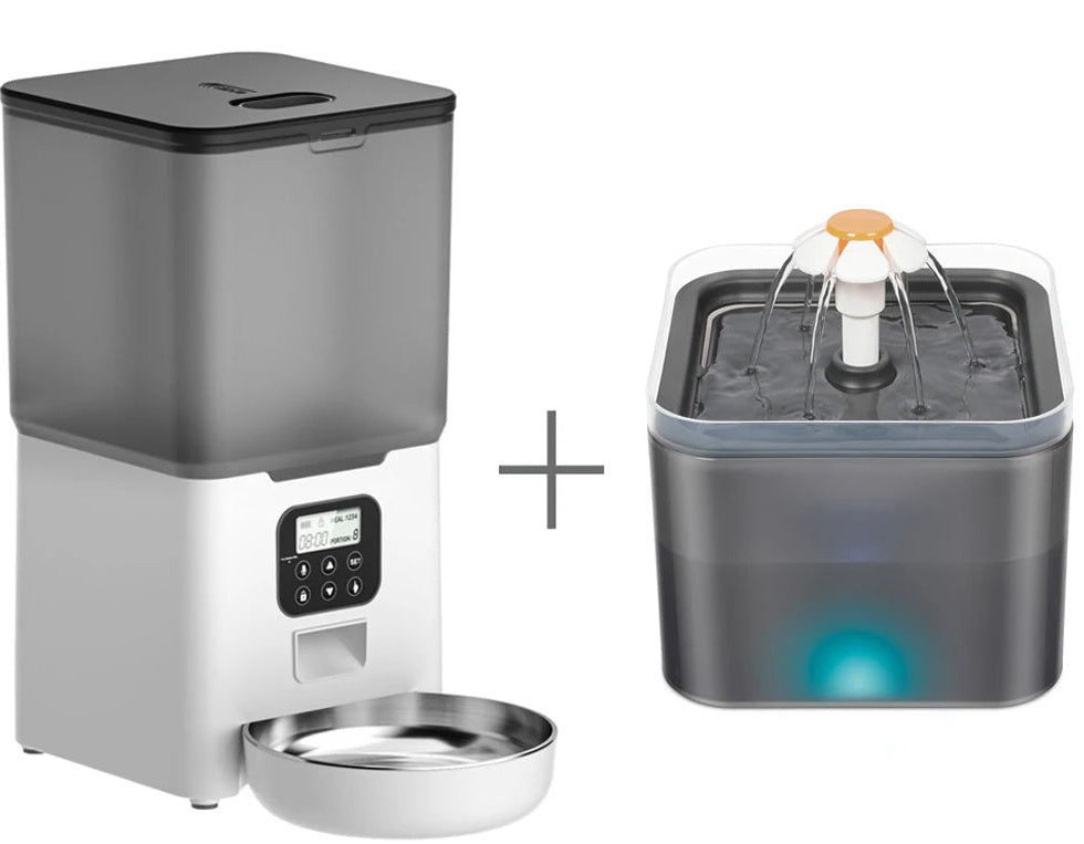 Distributeur d'eau automatique pour animaux avec LED, pratique et moderne pour hydrater votre chien ou chat.
