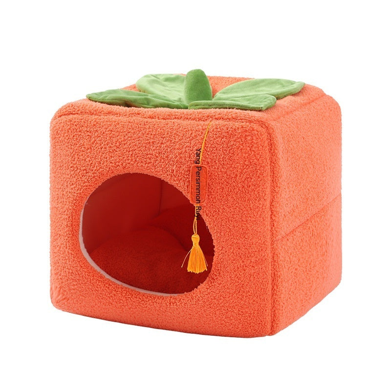 Boîte-cadeau festive Lucky Persimmon pour chat