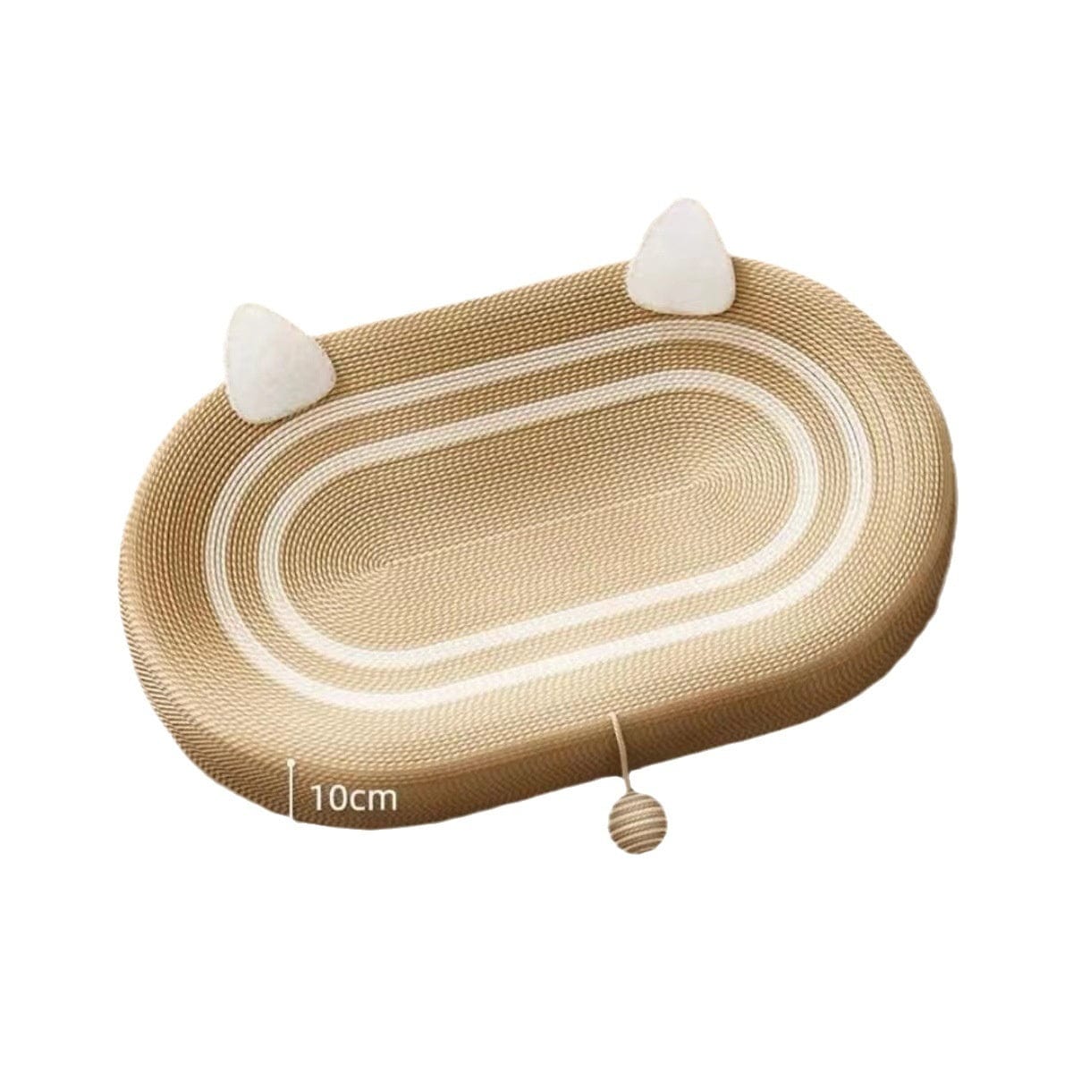 Planche à gratter pour chat en sisal, taille XXL, faite main, idéale pour le bien-être félin et la protection des meubles.