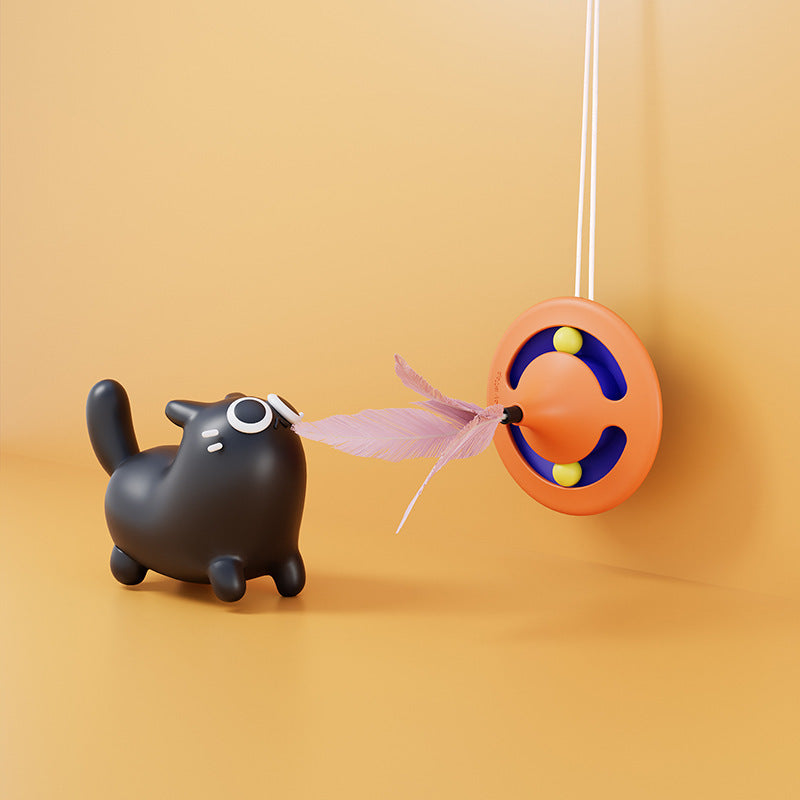 Jouet pour Chat Toupie Autonome – Amusement et Anti-Stress