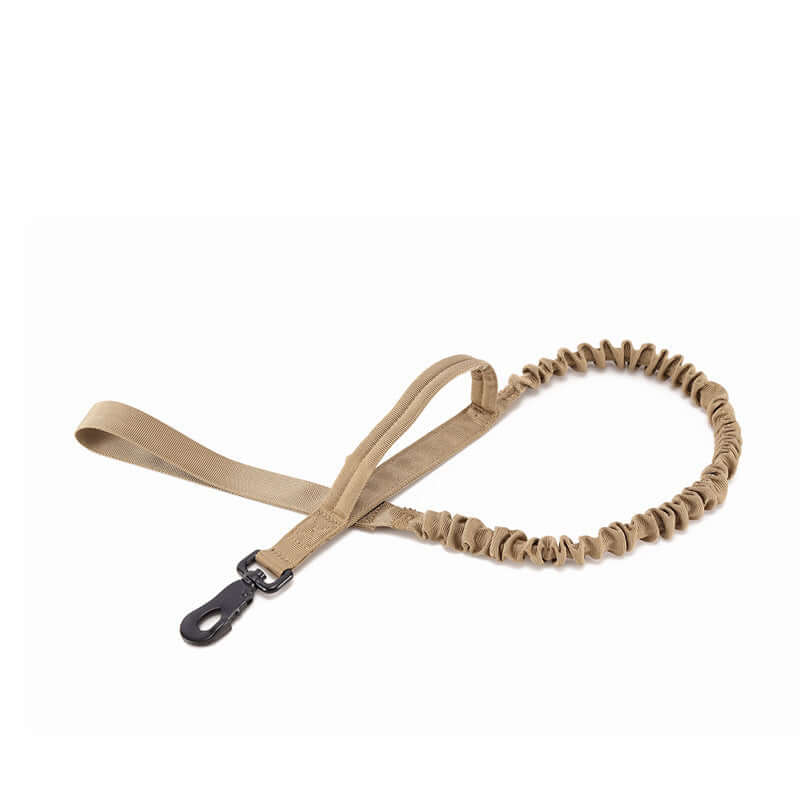 Harnais de poitrine avec corde de maintien ajustable, couleur beige, conçu pour le confort et la sécurité des animaux.