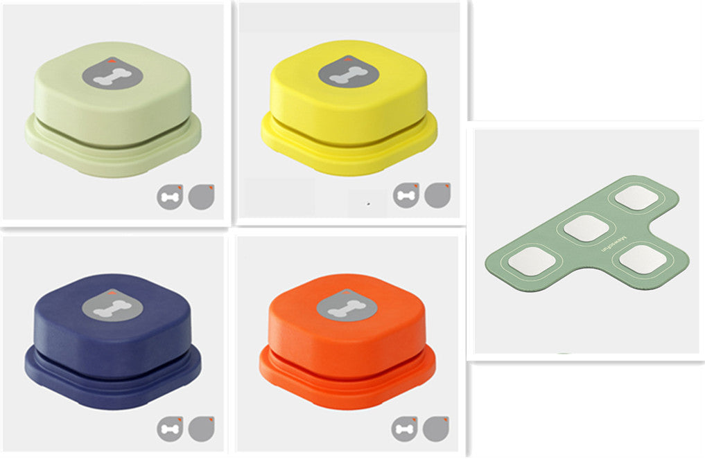 Bouton de Communication pour Animaux - 4 Couleurs