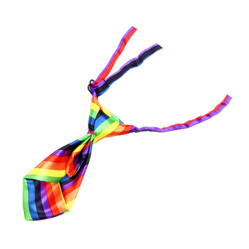 Nœud papillon en nylon coloré pour animaux et enfants, style tendance et confortable pour toutes occasions.