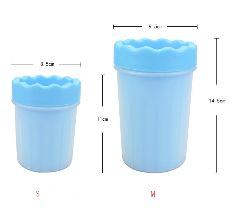 Gobelet Lavage Pattes Chien en Silicone