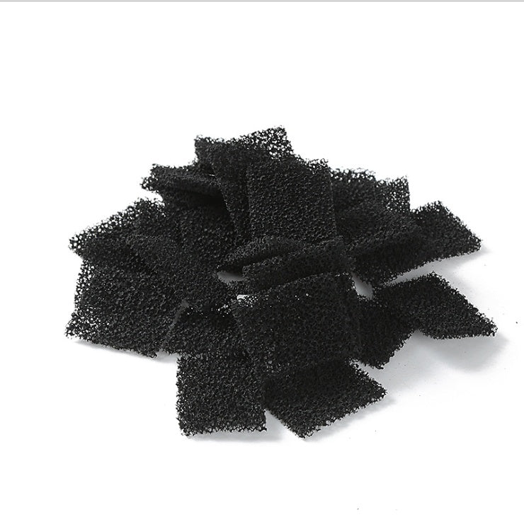 Tasseaux en mousse noire, accessoires pour filtration et nettoyage, idéal pour divers usages.