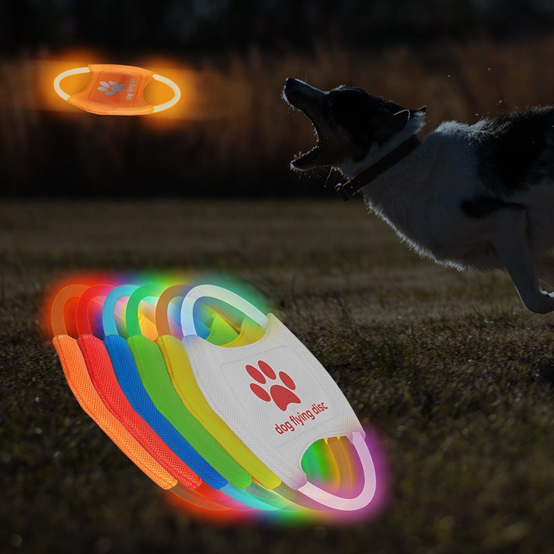 Disque Volant LED Lumineux pour Chien