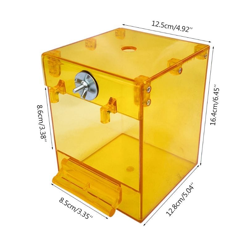 Baignoire Extérieure Transparent pour Oiseaux