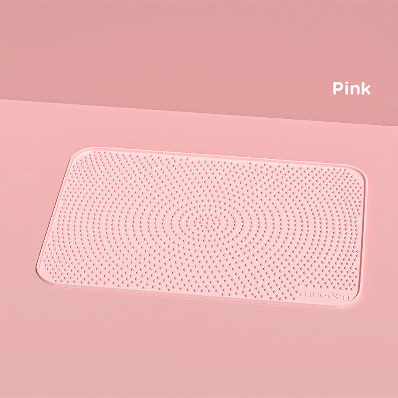 Tapis de Litière en Silicone Anti-Sable pour Chats