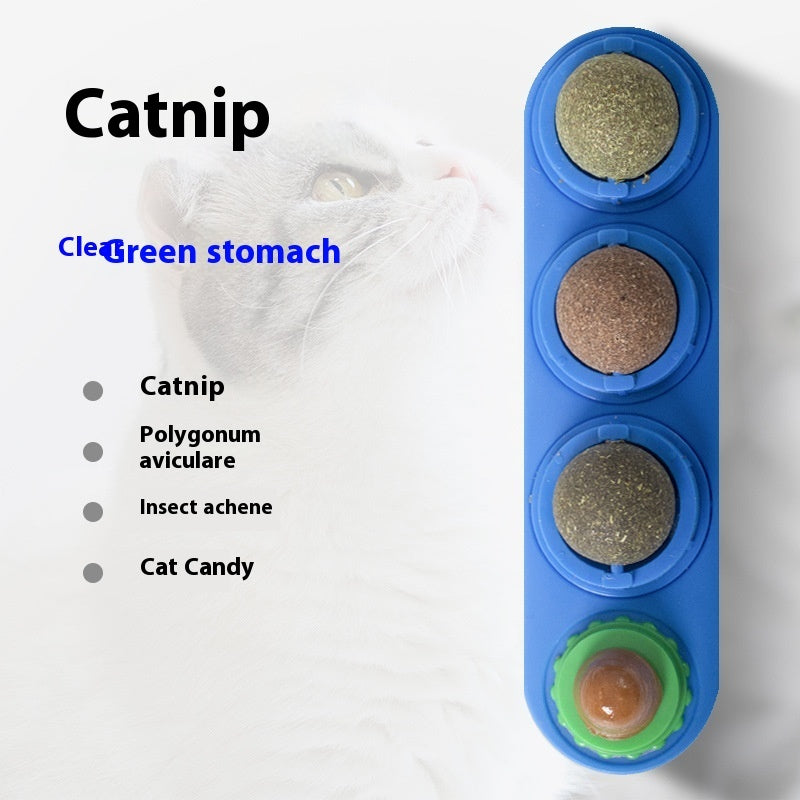 Balle en Herbe à Chat - Jouet Autonome