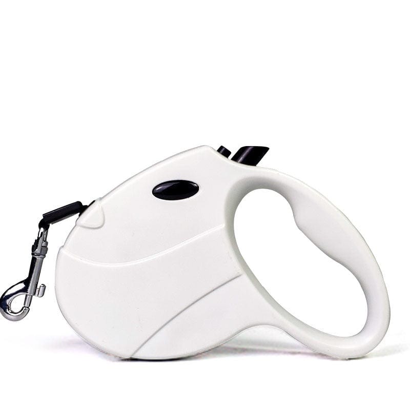 Ceinture automatique rétractable pour chiens et chats, offrant 5 mètres de liberté de mouvement et contrôle lors des promenades.