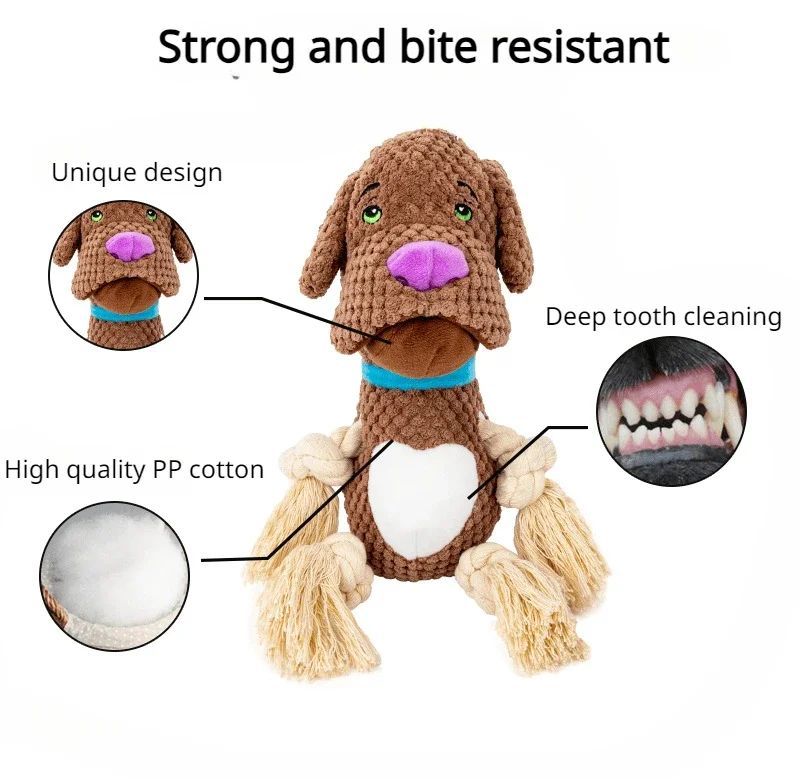 Jouet en Peluche Vocalisant pour Chiens