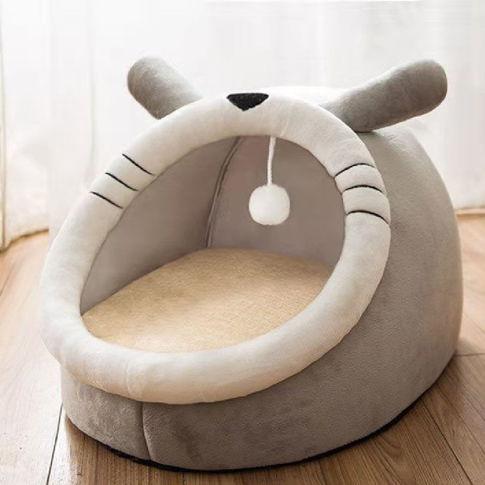Maison Semi-enfermée Universelle pour Chats - Quatre Saisons