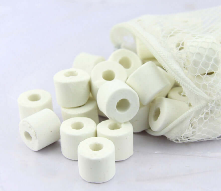 Anneaux en céramique pour aquarium, 500g, pour filtration et purification d'eau.