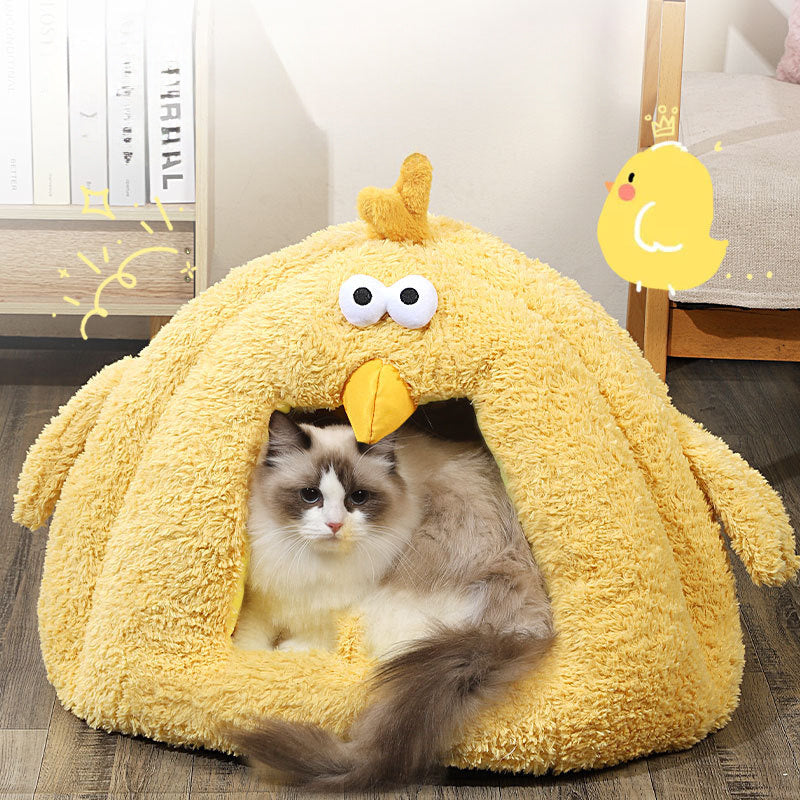 Nid pour chat résistant au froid pour l'automne et l'hiver