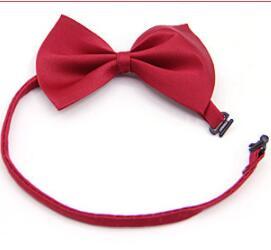 Nœud papillon rouge en coton biologique pour animaux, idéal pour les occasions spéciales et le style quotidien.