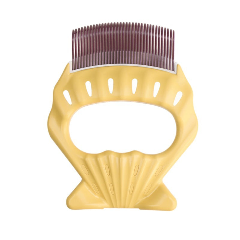 Brosse de Toilettage en Forme de Coquillage pour Animaux