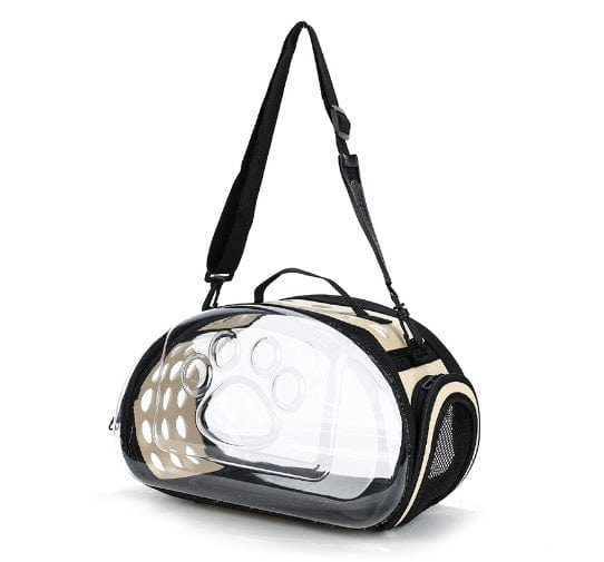 Sac à dos transparent pour chat portable, léger et durable, parfait pour les voyages avec votre compagnon.