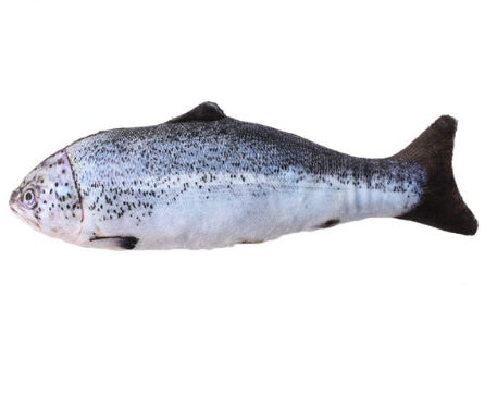 Jouet en Peluche Poisson en Herbe à Chat